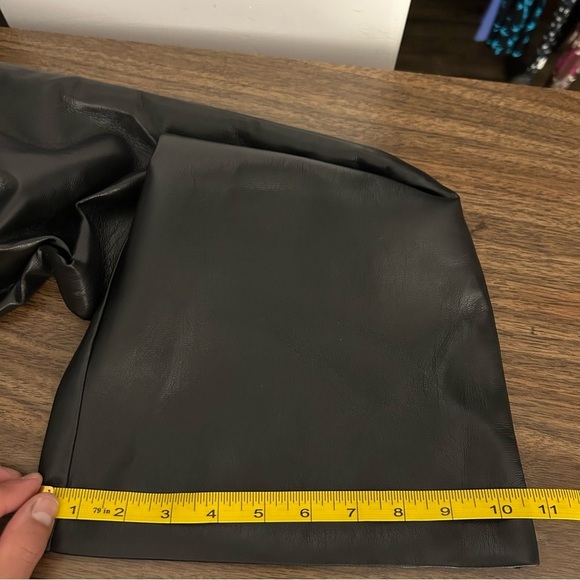 wilfred Women's Black faux Leather Pants 6 - Picture 12 of 12